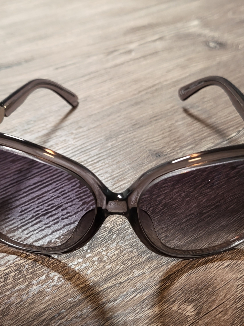Women's Smoky Brown Oversized Sunglasses